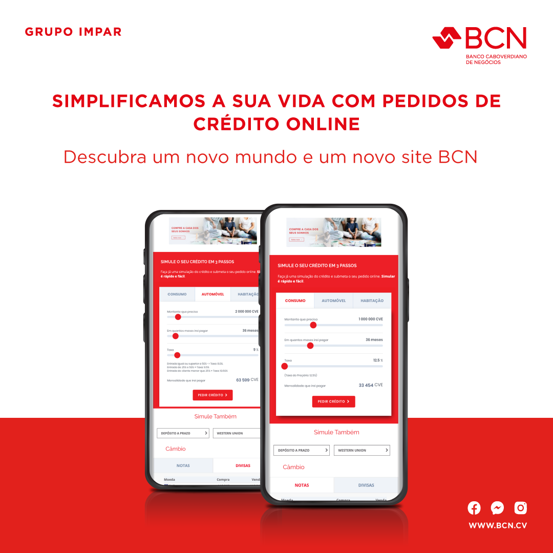 BCN pedido de crédito online